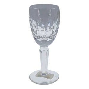 Waterford Crystal Kildare Sherry Glass Plain Base Clear Cut Ireland 5 1/4" New